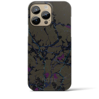 【能勢（大阪府）】地図柄iPhoneケース（バックカバータイプ）