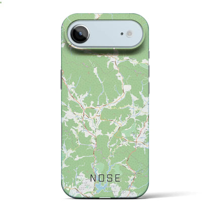 【能勢（大阪府）】地図柄iPhoneケース（バックカバータイプ）