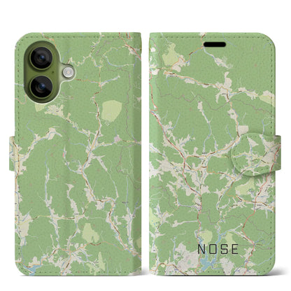 【能勢（大阪府）】地図柄iPhoneケース（手帳タイプ）