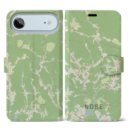 【能勢（大阪府）】地図柄iPhoneケース（手帳タイプ）