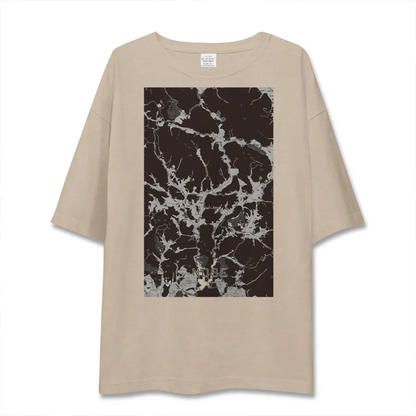 【能勢（大阪府）】地図柄ビッグシルエットTシャツ