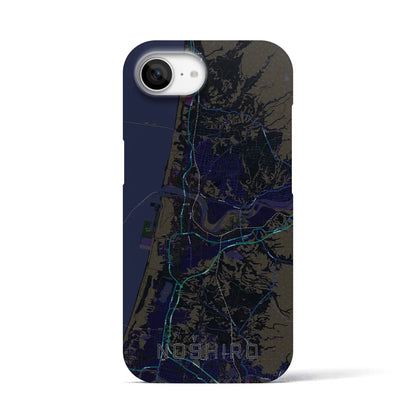 【能代（秋田県）】地図柄iPhoneケース（バックカバータイプ）