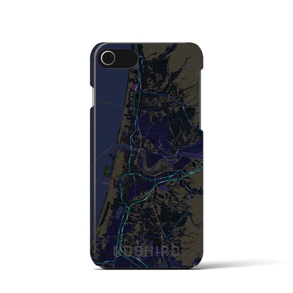 【能代（秋田県）】地図柄iPhoneケース（バックカバータイプ）