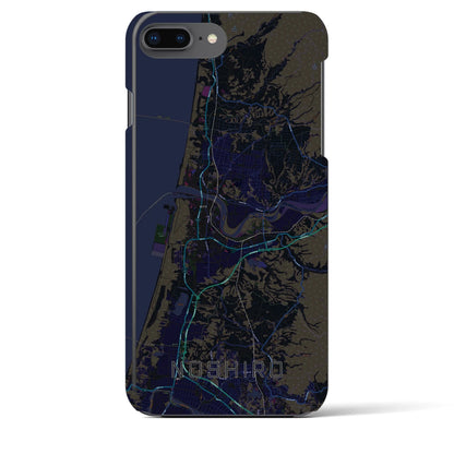 【能代（秋田県）】地図柄iPhoneケース（バックカバータイプ）