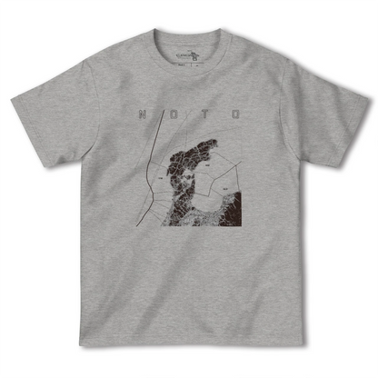 【能登2（石川県）】地図柄ヘビーウェイトTシャツ