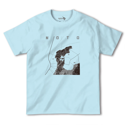 【能登2（石川県）】地図柄ヘビーウェイトTシャツ