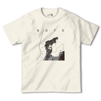 【能登2（石川県）】地図柄ヘビーウェイトTシャツ