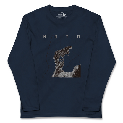 【能登2（石川県）】地図柄ロングスリーブTシャツ