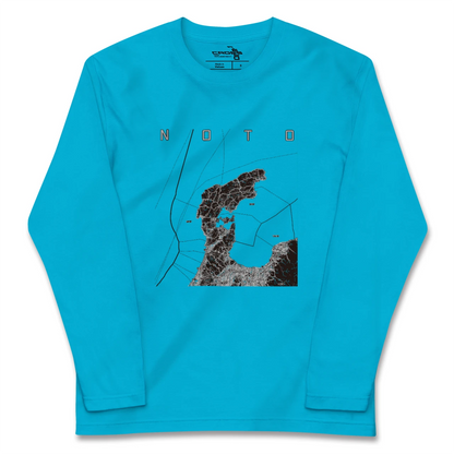 【能登2（石川県）】地図柄ロングスリーブTシャツ