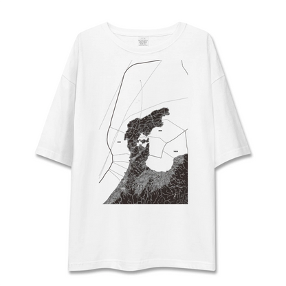 【能登2（石川県）】地図柄ビッグシルエットTシャツ