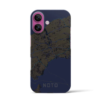 【能登（石川県）】地図柄iPhoneケース（バックカバータイプ）