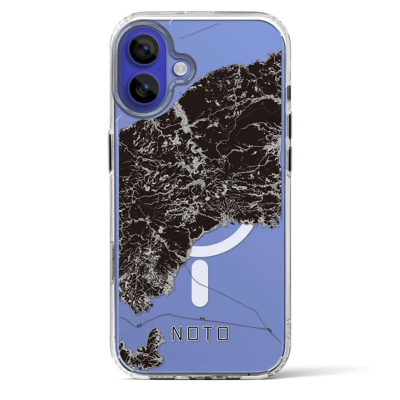 【能登（石川県）】地図柄iPhoneケース（MagSafeタイプ）