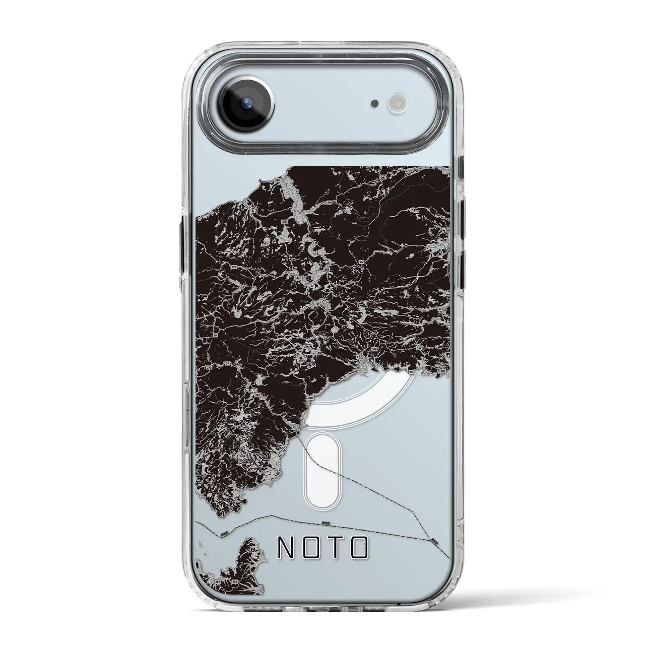 【能登（石川県）】地図柄iPhoneケース（MagSafeタイプ）