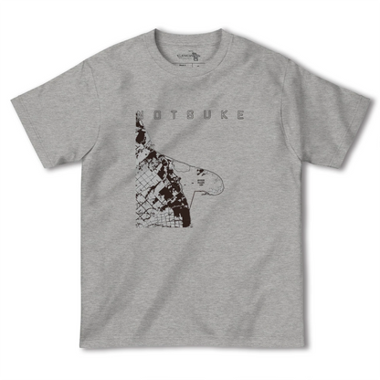 【野付（北海道）】地図柄ヘビーウェイトTシャツ