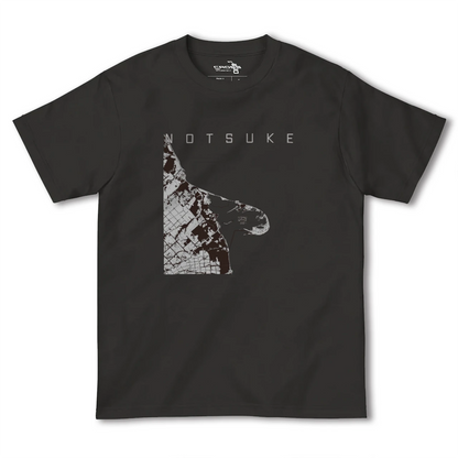 【野付（北海道）】地図柄ヘビーウェイトTシャツ