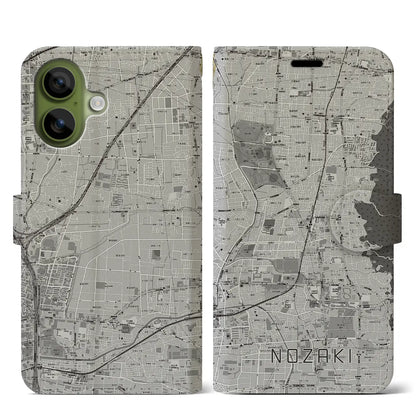 【野崎（大阪府）】地図柄iPhoneケース（手帳タイプ）