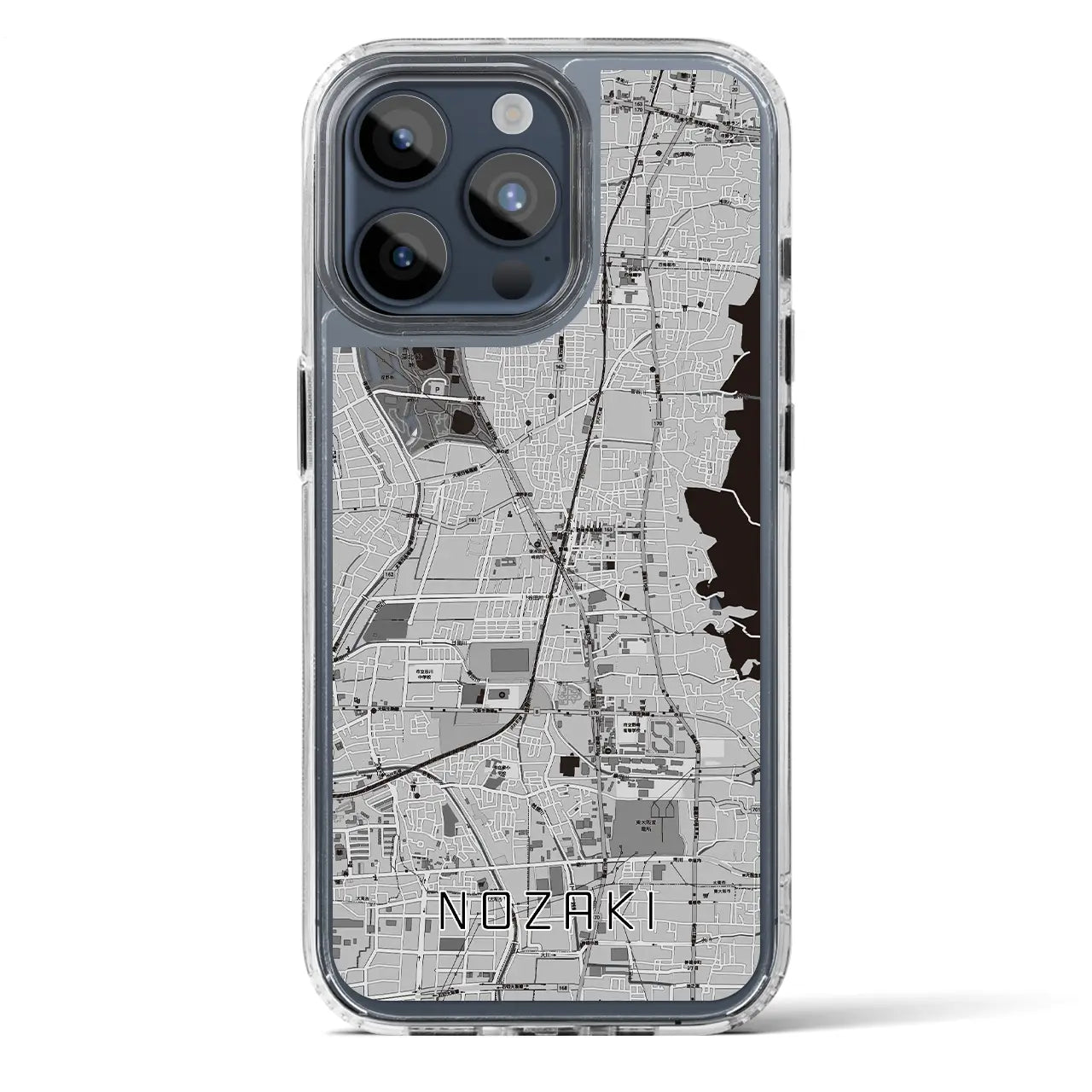 【野崎（大阪府）】地図柄iPhoneケース（MagSafeタイプ）