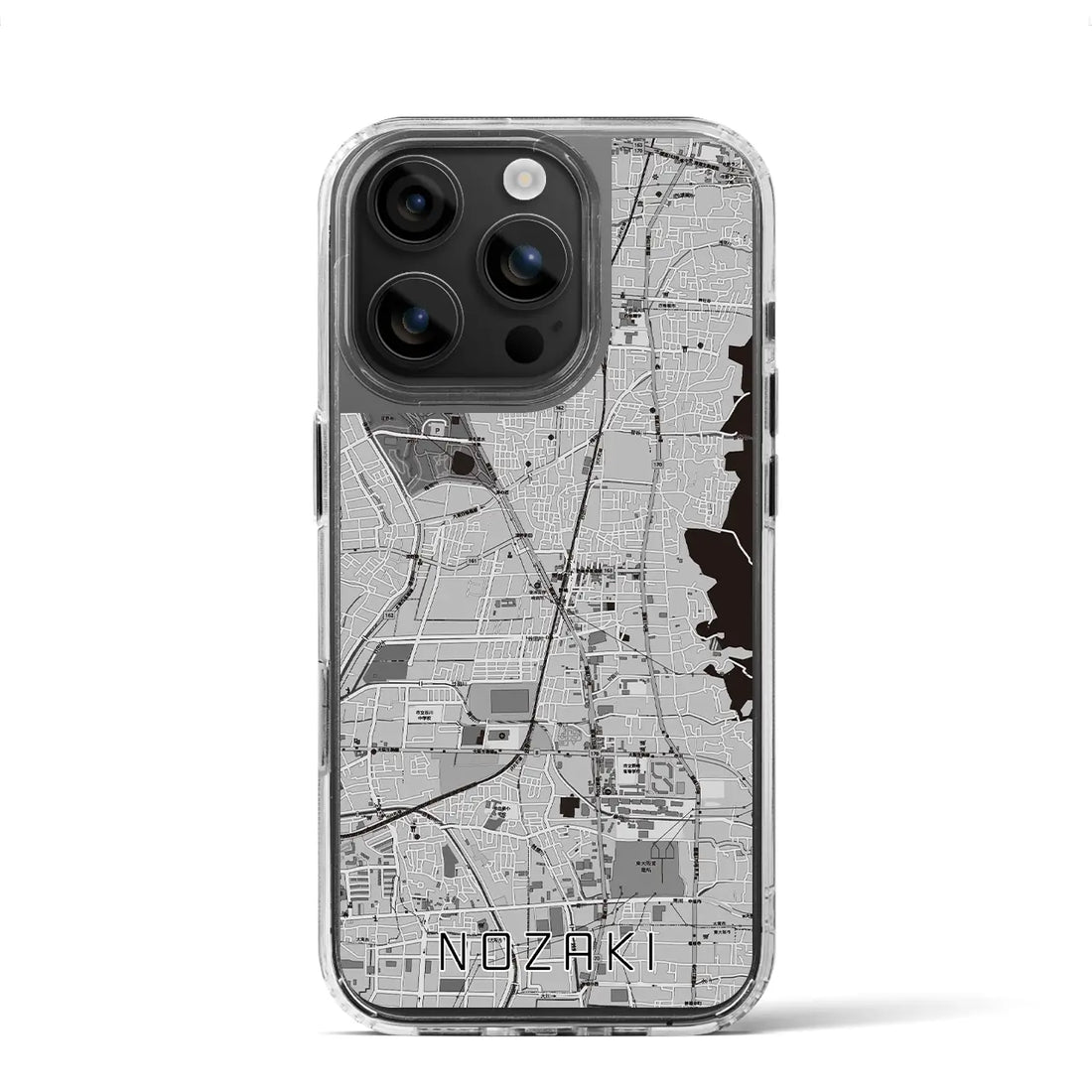 【野崎（大阪府）】地図柄iPhoneケース（MagSafeタイプ）