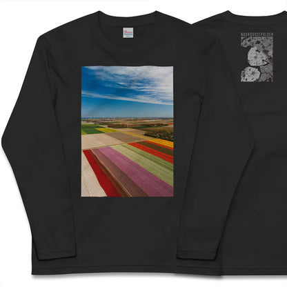 【北東ポルダー（オランダ）】Map World ロングスリーブTシャツ