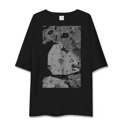 【北東ポルダー（オランダ）】地図柄ビッグシルエットTシャツ