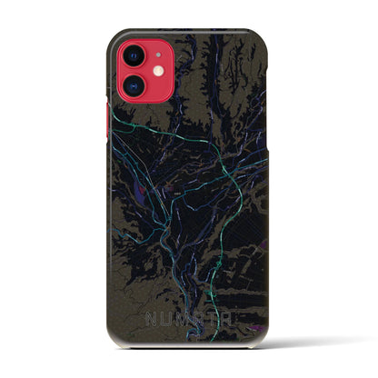 【沼田（群馬県）】地図柄iPhoneケース（バックカバータイプ）