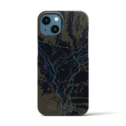 【沼田（群馬県）】地図柄iPhoneケース（バックカバータイプ）