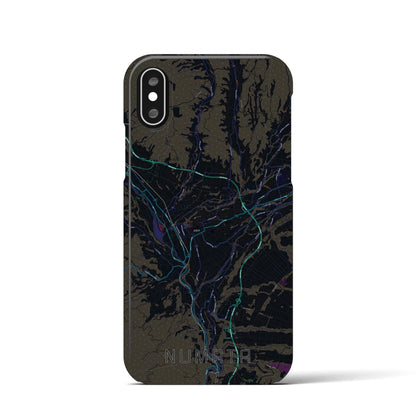 【沼田（群馬県）】地図柄iPhoneケース（バックカバータイプ）