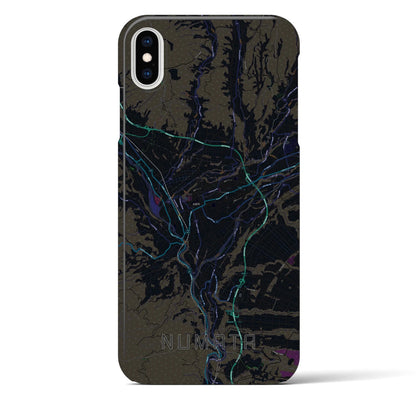 【沼田（群馬県）】地図柄iPhoneケース（バックカバータイプ）