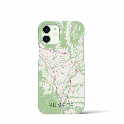 【沼田（群馬県）】地図柄iPhoneケース（バックカバータイプ）