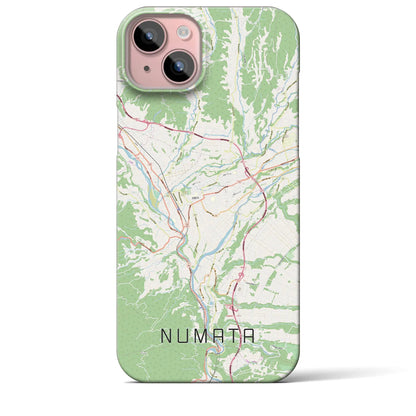 【沼田（群馬県）】地図柄iPhoneケース（バックカバータイプ）