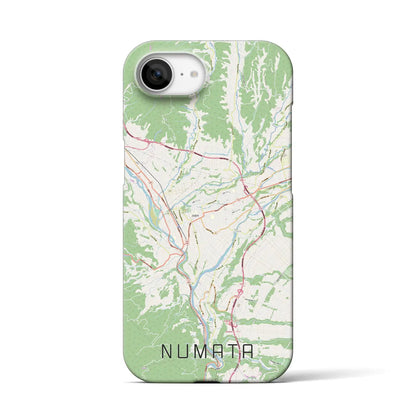 【沼田（群馬県）】地図柄iPhoneケース（バックカバータイプ）