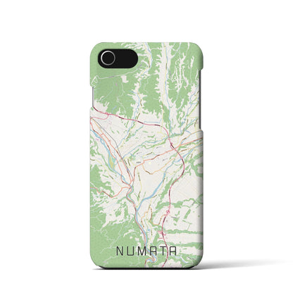 【沼田（群馬県）】地図柄iPhoneケース（バックカバータイプ）