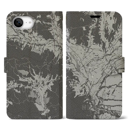 【沼田（群馬県）】地図柄iPhoneケース（手帳タイプ）