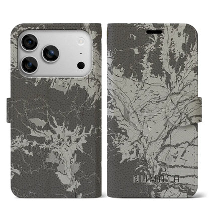 【沼田（群馬県）】地図柄iPhoneケース（手帳タイプ）