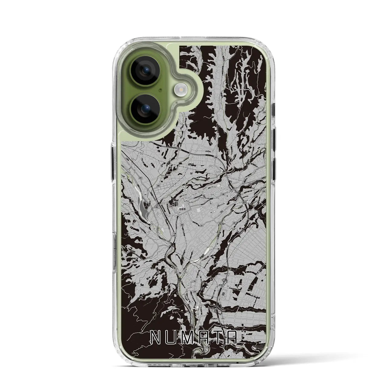 【沼田（群馬県）】地図柄iPhoneケース（MagSafeタイプ）