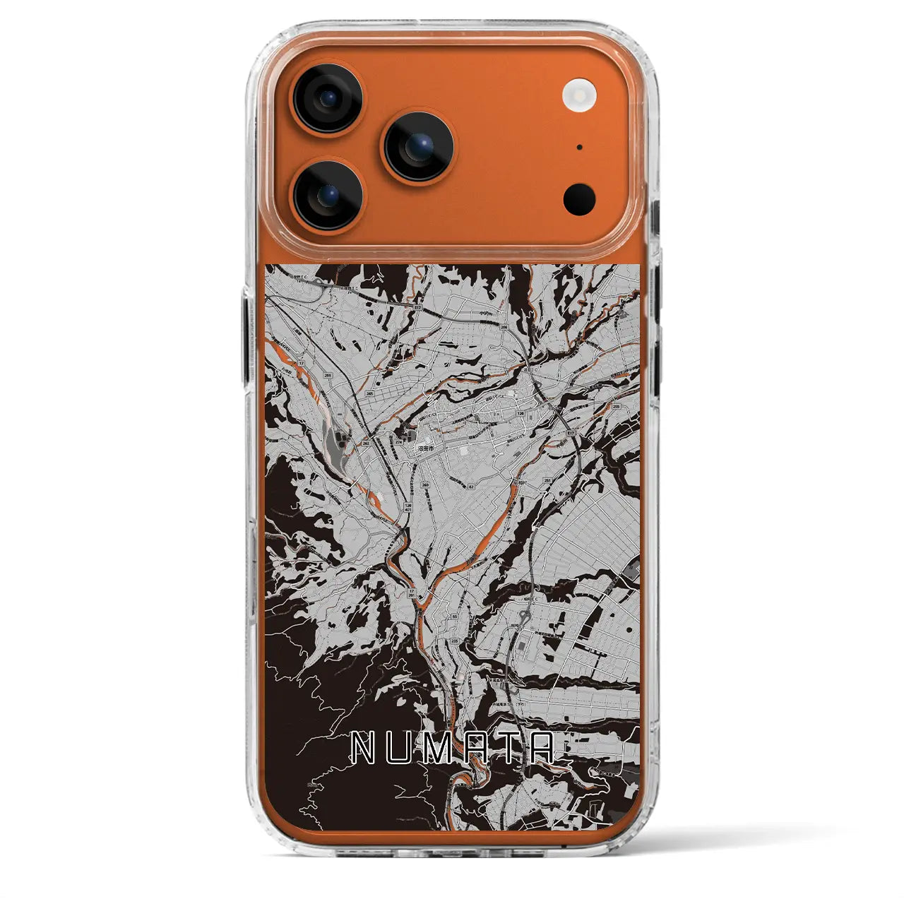 【沼田（群馬県）】地図柄iPhoneケース（MagSafeタイプ）