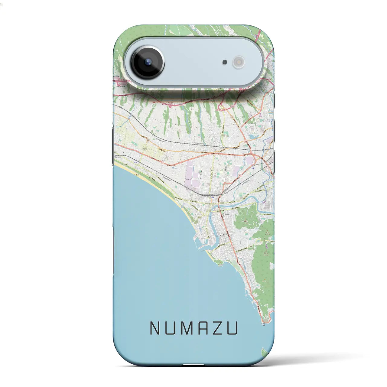 【沼津（静岡県）】地図柄iPhoneケース（バックカバータイプ）