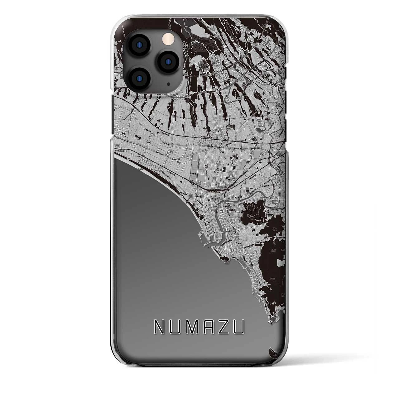 【沼津（静岡県）】地図柄iPhoneケース（クリアタイプ）