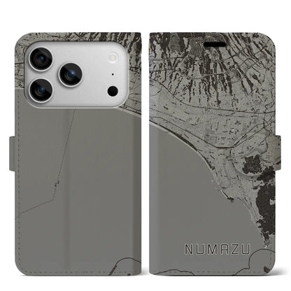 【沼津（静岡県）】地図柄iPhoneケース（手帳タイプ）