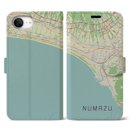 【沼津（静岡県）】地図柄iPhoneケース（手帳タイプ）