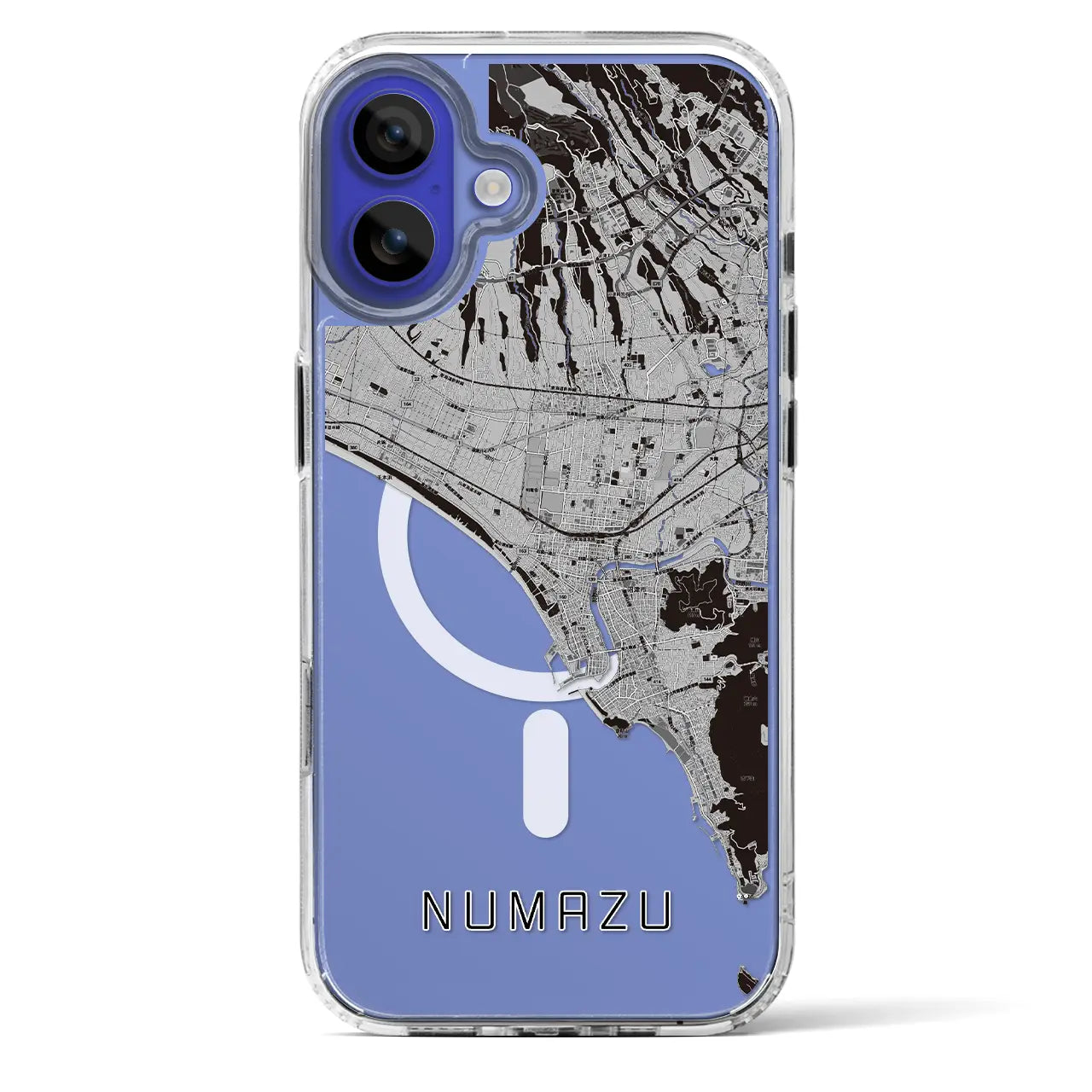 【沼津（静岡県）】地図柄iPhoneケース（MagSafeタイプ）