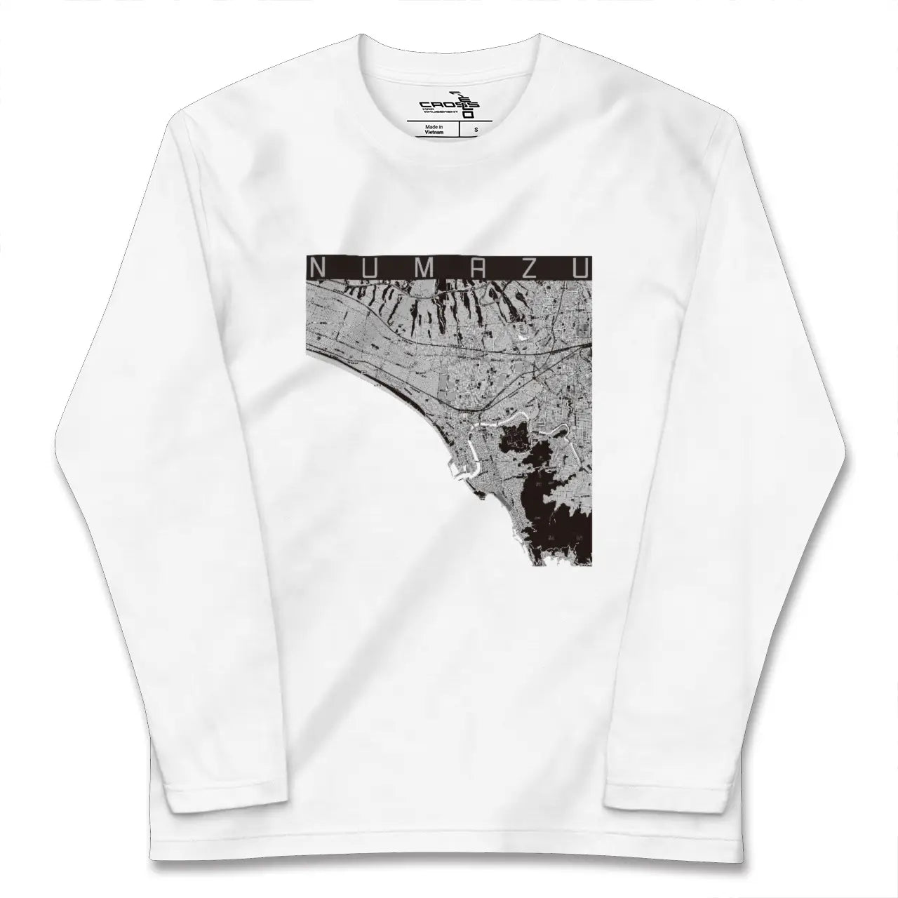 【沼津（静岡県）】地図柄ロングスリーブTシャツ