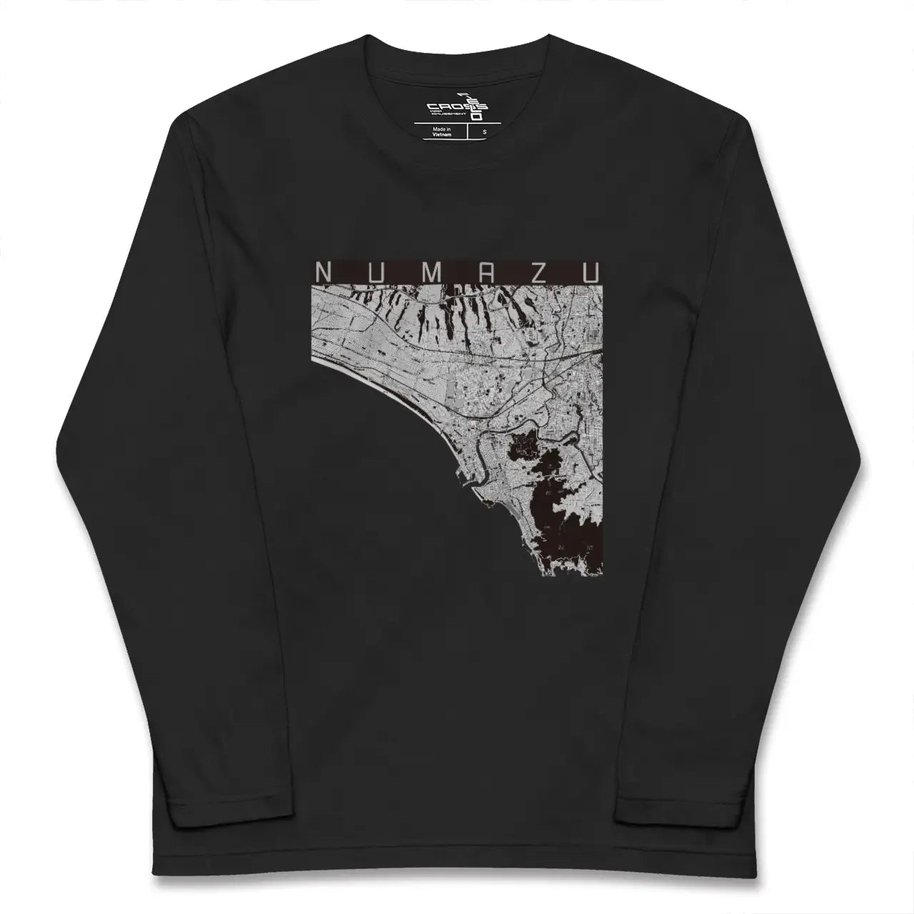 【沼津（静岡県）】地図柄ロングスリーブTシャツ