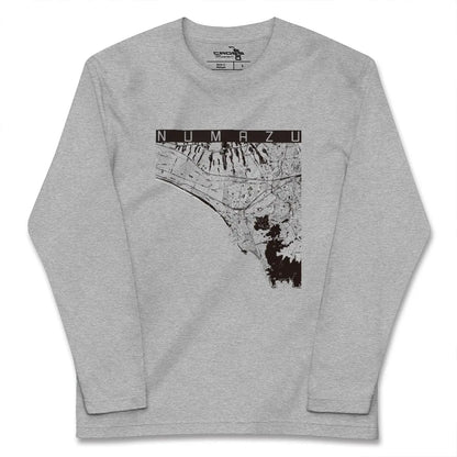 【沼津（静岡県）】地図柄ロングスリーブTシャツ