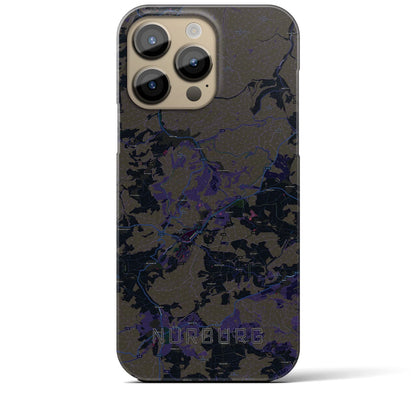 【ニュルブルク（ドイツ）】地図柄iPhoneケース（バックカバータイプ）