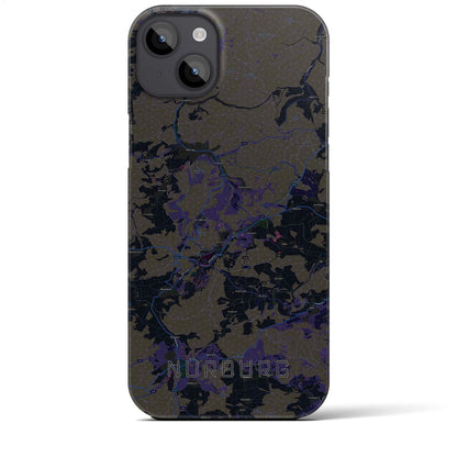 【ニュルブルク（ドイツ）】地図柄iPhoneケース（バックカバータイプ）