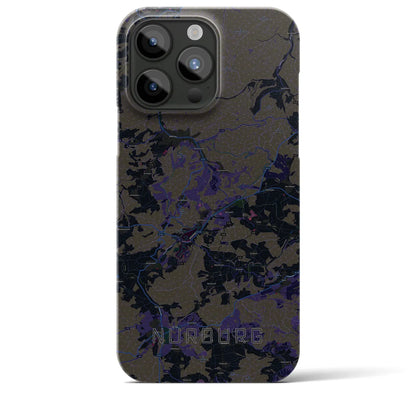【ニュルブルク（ドイツ）】地図柄iPhoneケース（バックカバータイプ）