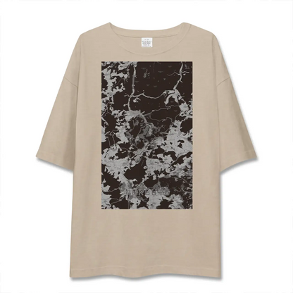 【ニュルブルク（ドイツ）】地図柄ビッグシルエットTシャツ