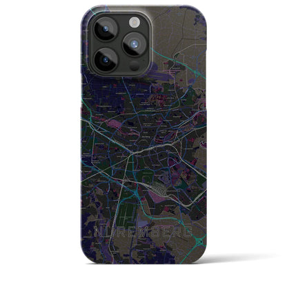 【ニュルンベルク（ドイツ）】地図柄iPhoneケース（バックカバータイプ）
