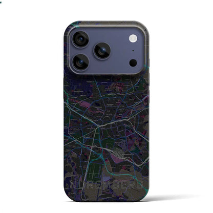 【ニュルンベルク（ドイツ）】地図柄iPhoneケース（バックカバータイプ）